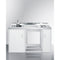 Summit - 60" Wide All-In-One Kitchenette (Refrigerator Not Included)