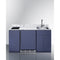 Summit - 63" wide Turnkey Kitchen with sink, cooktop, and refrigerator-freezer - CALDERAMN33I