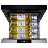 Summit - 18" Wide Built-In Wine/Beverage Cooler Drawer