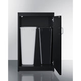 Summit - 85" wide casework suite with refrigerator, microwave, and cabinets - CWSUITE85G