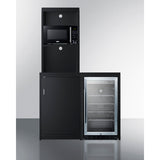 Summit - 43" wide casework suite with refrigerator, microwave, and cabinets - CWSUITE43G