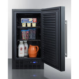 Summit - 64" wide casework suite with refrigerator, microwave, and cabinets - CWSUITE64R
