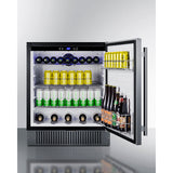 Summit - 27" wide built-in undercounter all-refrigerator for commercial or residential use - FF27BCSS