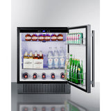 Summit - 27" wide built-in undercounter all-refrigerator for commercial or residential use - FF27BCSS