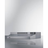 Summit - 24" Wide Electric Range & Convertible Hood - REXH24RSS