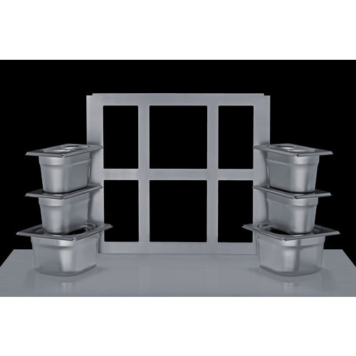 Summit - Accessory for drawer refrigerator 6 containers - KITADRD24