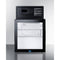 Summit - Glass door minibar, hotel safe, and stacking kit - MBSAFEG