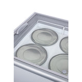 Summit - Ice cream chest freezer with glass sneeze guard (ships unassembled) - NOVA53GDC