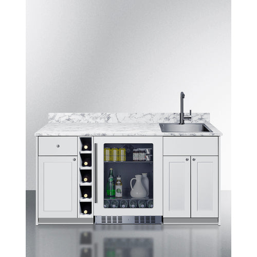 Summit - 69" wide Turnkey Oasis Wet Bar - OASISWH33