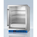 Summit - Single chamber blanket warmer with glass door, stainless steel interior, digital thermostat, and lock - PTHC65GUC