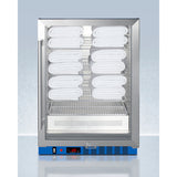 Summit - Single chamber blanket warmer with glass door, stainless steel interior, digital thermostat, and lock - PTHC65GUC