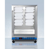 Summit - Single chamber blanket warmer with glass door, stainless steel interior, digital thermostat, and lock - PTHC65GUC