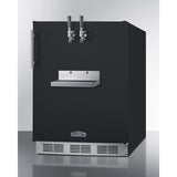 Summit - Built-in undercounter ADA height front tap kegerator for commercial or home use - SBC58BFRTPADA