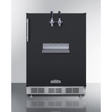 Summit - Built-in undercounter front tap kegerator for commercial or home use - SBC58BFRTP