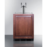 Summit - ADA compliant dual tap kegerator to serve both beer and wine - SBC58BLBIADAIFTWINBW