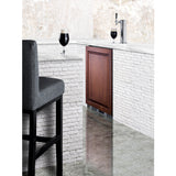 Summit - Built-in undercounter single tap beer kegerator in complete stainless steel with panel-ready door - SBC682PNR