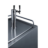 Summit - Outdoor/indoor built-in kegerator with dual tap kit to serve both beer and wine - SBC683OSTWINBW