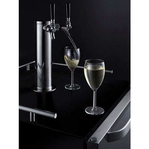 Summit - Commercially approved dual tap kit to serve beer and wine - KITSBCTWINBW
