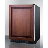 Summit - Built-in undercounter commercial refrigerator with solid panel-ready door and SS interior - SCR610BLSDV1IF