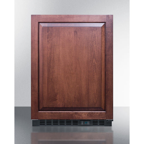 Summit - Built-in undercounter commercial refrigerator with solid panel-ready door and SS interior - SCR610BLSDV1IF