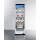 Summit - 21" wide upright glass door commercial beverage center - SCR801G