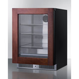 Summit - Shallow 18" deep 24" wide undercounter beverage center - SDHG2443PNR