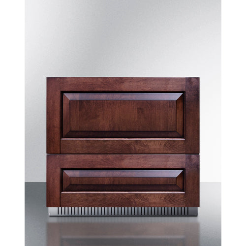 Summit - 36" wide built-in undercounter 2-drawer all-refrigerator - SPR36332DPNR