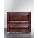 Summit - 36" wide built-in undercounter 2-drawer all-refrigerator - SPR36332DPNR