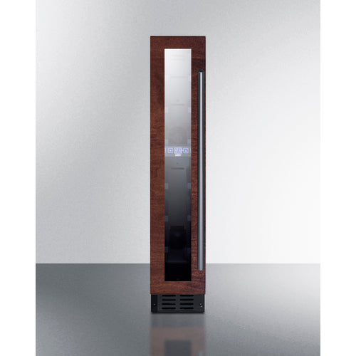 Summit - 6" wide ADA compliant built-in undercounter wine cellar with panel-ready door trim - SWC007PNR