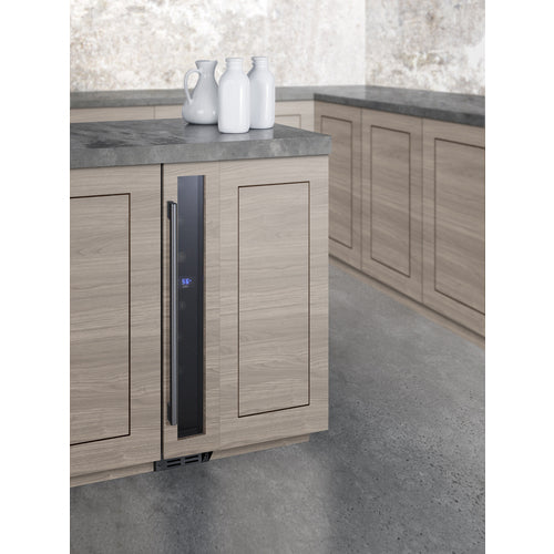 Summit - 6" wide ADA compliant built-in undercounter wine cellar with panel-ready door trim - SWC007PNR