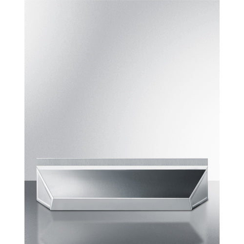 Summit - 30" wide shell hood in stainless steel - HSHELL30SS