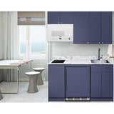 Summit - 63" wide Turnkey Kitchen with sink, cooktop, and refrigerator-freezer - CALDERAMN35I