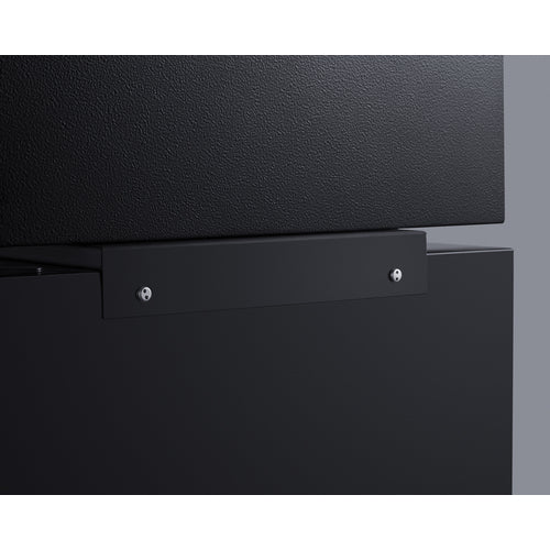 Summit - Glass door minibar, hotel safe, and stacking kit - MBSAFEG