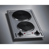 Summit - 12" Wide 115V 2-Burner Solid Disk Cooktop