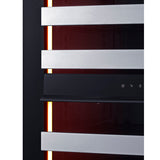 Summit - 24" wide premium dual zone undercounter wine cellar with panel-ready glass door - CL244WC2PNR