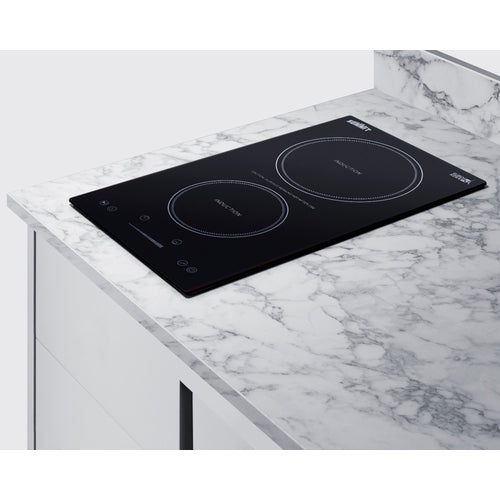 Summit - 63" wide Turnkey Kitchen with sink, cooktop, and refrigerator-freezer - CALDERAMN33I