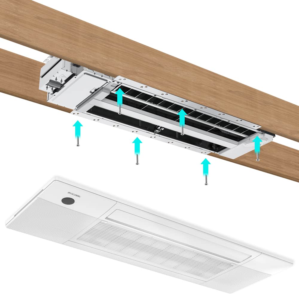 MRCOOL - DIY 4th Gen, Ductless Mini-Splits Ceiling Cassette Air Handler