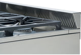 Capital Cooking - 30" Capital Precision Range - Manual Clean - 19K BTU - 4 Sealed Burners - MCR304