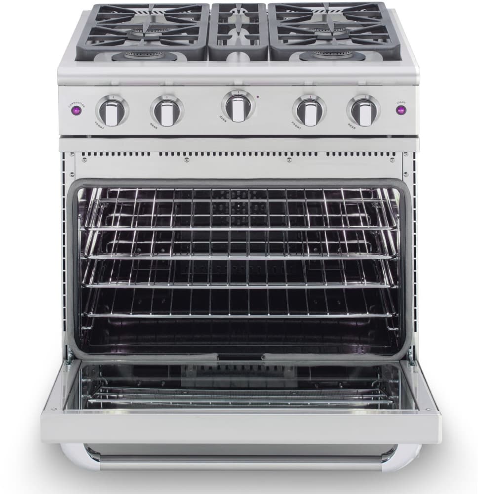 Capital Cooking - 30" Capital Precision Range - Manual Clean - 19K BTU - 4 Sealed Burners - MCR304