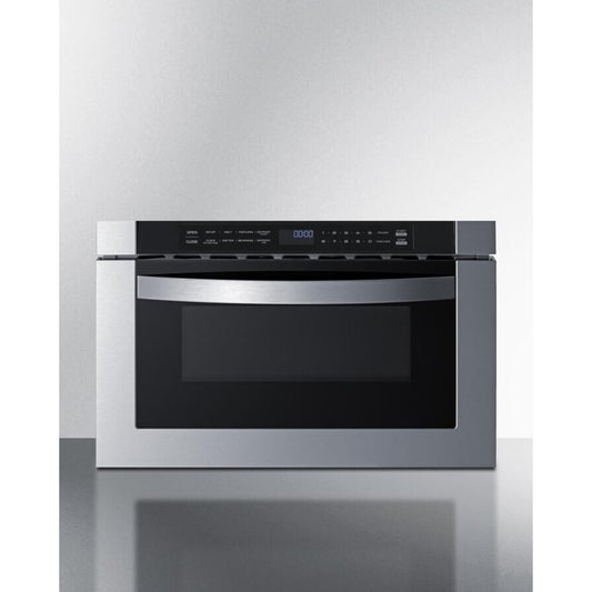 Summit - 24" Wide Built-In Drawer Microwave - MDR245SS