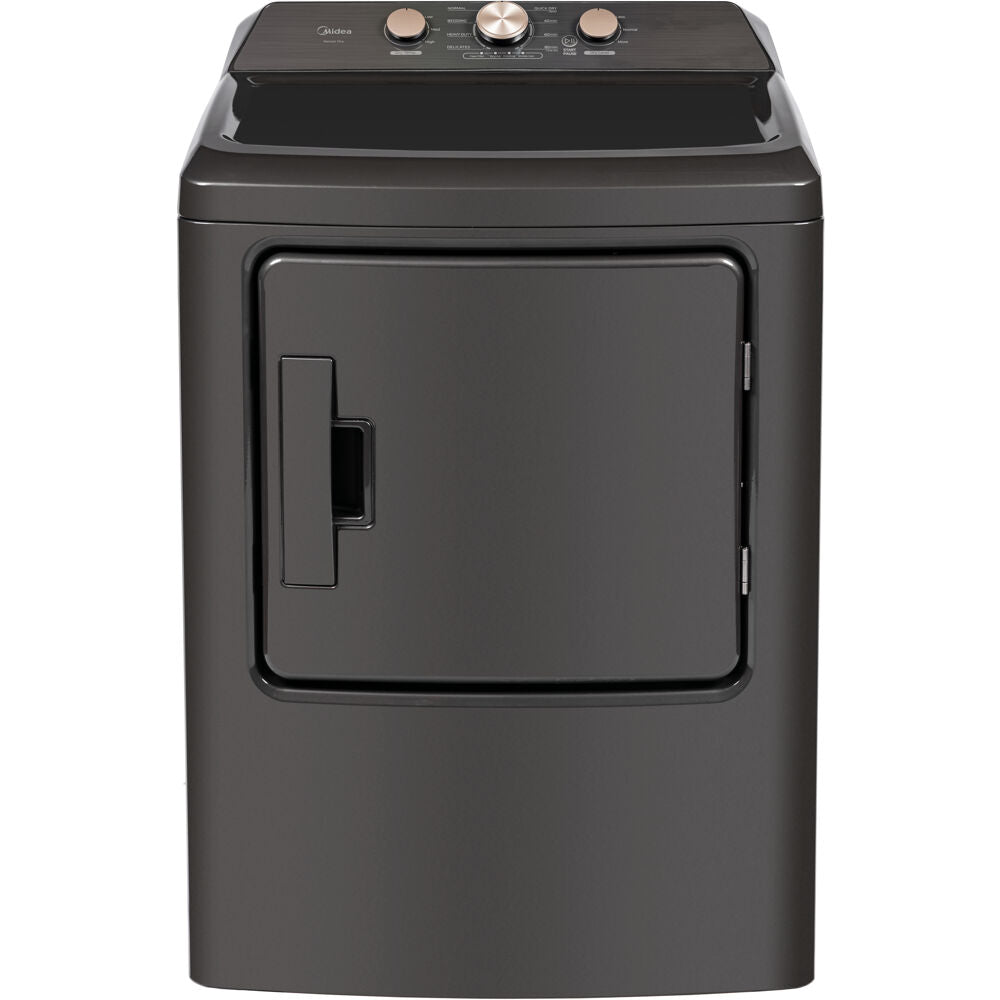 Midea - 7.0 CF Electric Dryer, Sensor Dry - MLTE41N1BMG