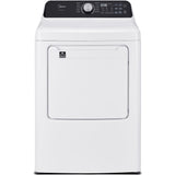 Midea - 7.0 CF Electric Dryer, Sensor Dry - MLTE45N4BWW