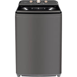 Midea - 4.1 CF Top Load Washer, Agitator, Stainless Tub - MLTW41A1BMG