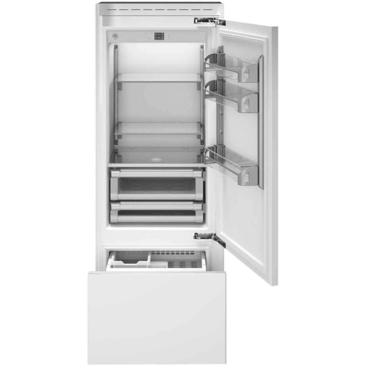 Bertazzoni - 30" Built-In Bottom Mount Refrigerator - Stainless Steel