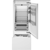 Bertazzoni - 30" Built-In Bottom Mount Refrigerator - Stainless Steel