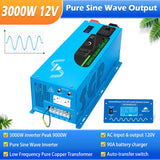 SunGold Power - 3000W-DC12V Pure Sine Wave Inverter - LFP3K12V120VSG