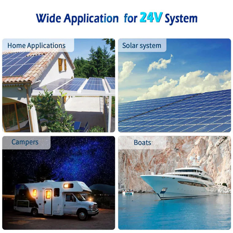 SunGold Power - 3000W-DC24V Pure Sine Wave Inverter - LFP3K24V120VSG