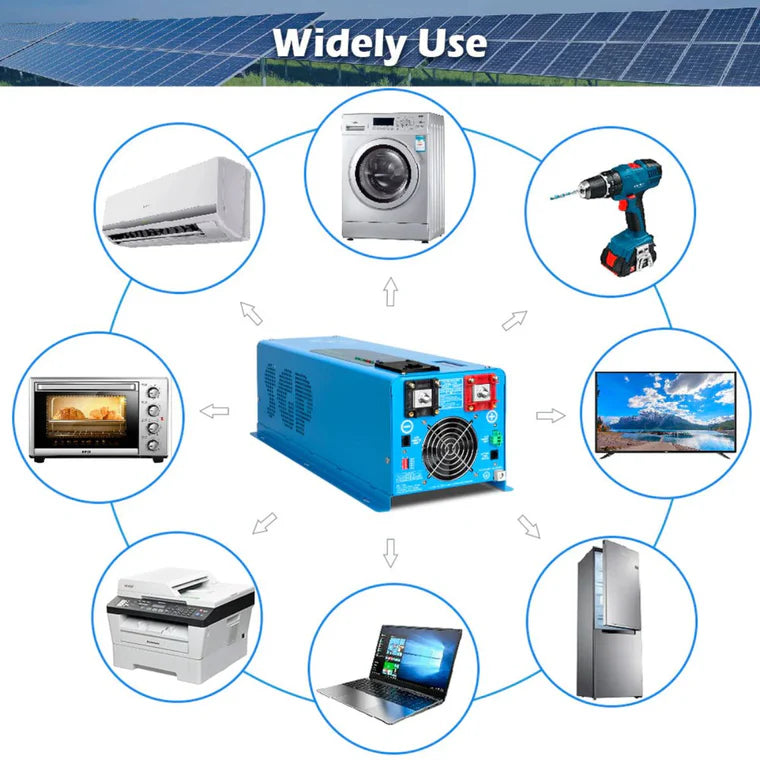 SunGold Power - DC Pure Sine Wave Inverter With Charger - LFP4K24V240VSP