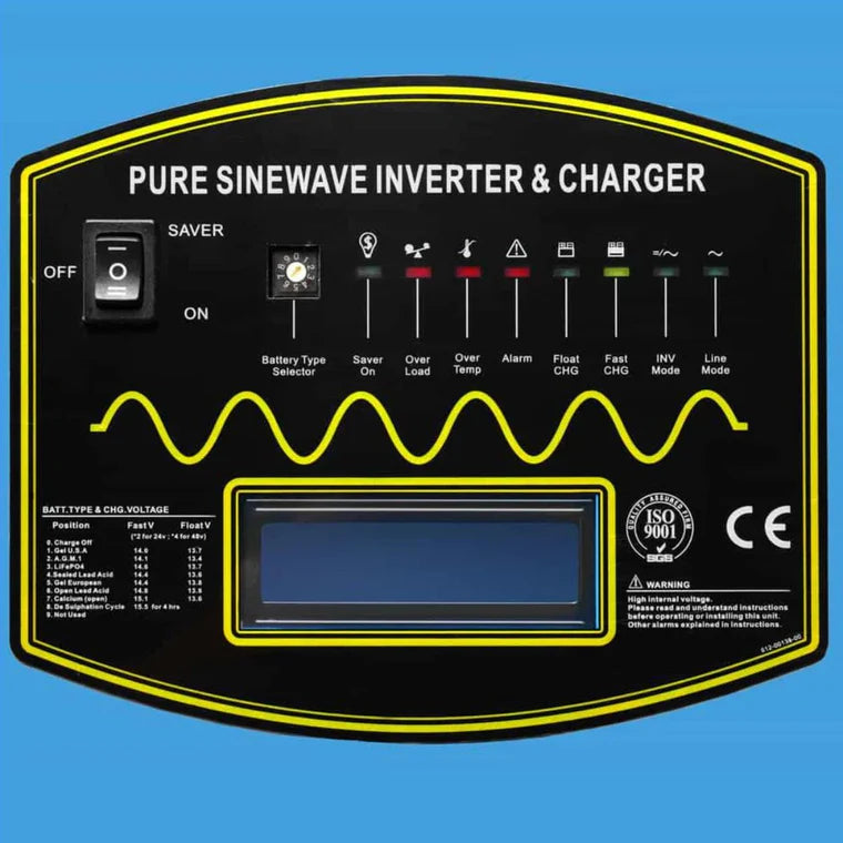 SunGold Power - 15kW-24V Split Phase Pure Sine Wave Inverter - LFPV15K48V240VSP