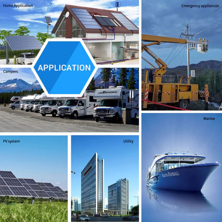 SunGold Power - 18kW-48V Split Phase Pure Sine Wave Inverter - LFPV18K48V240VSP